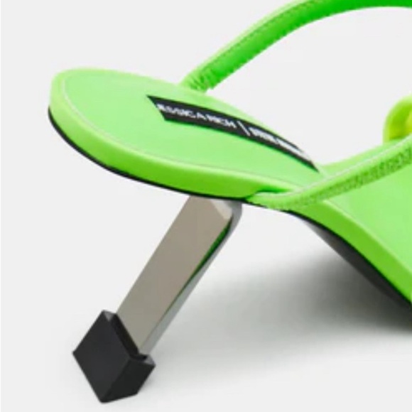 JESSICA RICH Steve Madden Harriett Lime Green High Heel - Picture 4 of 8